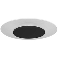Steinhauer LED-Deckenleuchte Lido, schwarz, Ø 36cm