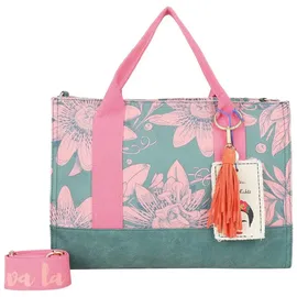 Fritzi aus Preußen Fritzi x Frida Kahlo Limited Bloom Schultertasche Textil Petrol