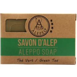 ALEPEO Aleppo Olivenölseife mit Grüner Tee-Duft 100 g