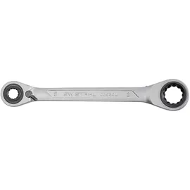 SW Stahl Ringratschenschlüssel 4 in 1 SW 10, 13, 17, 19 mm