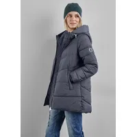 STREET ONE Damen A201971 Lange Steppjacke Gravity Blue, 38