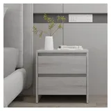 vidaXL Nachttisch Grau Sonoma 45x34,5x44,5 cm Holzwerkstoff