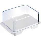 Westmark Kühlschrank-Butterdose, Kunststoff, Exclusiv, Weiß/Transparent, 20862270