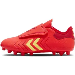 HUMMEL Kinder Fussball-Hartplatzschuhe HATTRICK, HAUTE RED, 37