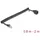 DeLock 90670 - RJ45 Spiralkabel Stecker zu Buchse Cat.5e UTP, 2m, schwarz