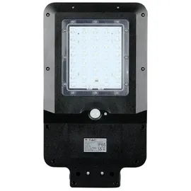 V-Tac - Solar Straßenleuchte, mit Solarpanel, Schwarz,