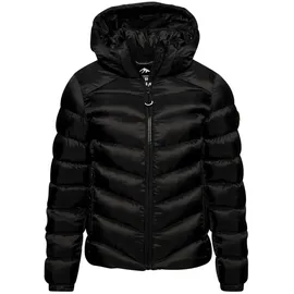 Superdry Damen. Fuji Steppjacke mit Kapuze schwarz 44 - 44