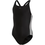 adidas Fit Suite 3-Streifen Badeanzug Schwarz/Weiß 104