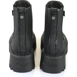 Buffalo Aspen Chelsea Warm Damen Stiefel Schuhe Stiefeletten Farbe:Schwarz, Schuhgröße:EUR 39