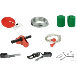 EDUPLAY Seil-Rutsche 30 Meter, mehrfarbig