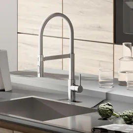 Lenz Aluna Küchenarmatur Edelstahl