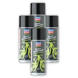 4x 400ml LIQUI MOLY 6058 Konservierungswachs Bike Glanzsprühwachs Fahrrad