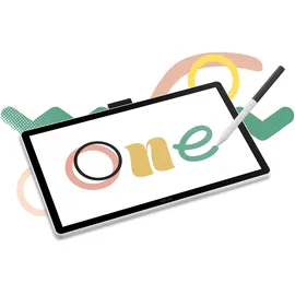 Wacom One 14 Grafiktablett mit Display – 14,0′′ Full HD Zeichentablett mit Stift ohne Batterie, entspiegeltem Bildschirm, Software-Bundle – kompatibel mit Windows, macOS & ChromeOS