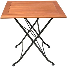 Garden Pleasure Gartentisch WIEN braun quadratisch 80,0 x 80,0 x 74,0 cm