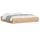 vidaXL Bettgestell 200 x 200 cm Bronze