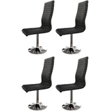 SalesFever Esszimmerstuhl 4er Set | schwarz
