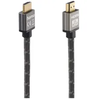 Hama HDMI-Kabel 2 m Stecker-Stecker Grau