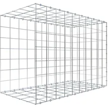 Gabiona C-Ring-Gabione-Anbaukorb Typ 2 70 x 100 x 50 cm Maschenw 10 x 10 cm