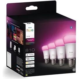 Philips LED-Birne 6W E27 810 lm warmweiß 4 St.