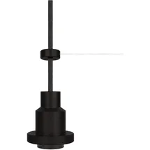 Osram Vintage 1906 PenduLum Pendelleuchte mit E27-Fassung, 2m Textilkabel, Aluminiumgehäuse, Industrial-Design, Schwarz,