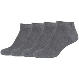 CAMANO Soft Bamboo Sneakersocken 4er Pack Grau 43-46