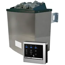 Karibu Fasshaus 3 inkl. 9 kW Ofen + ext. Steuerung