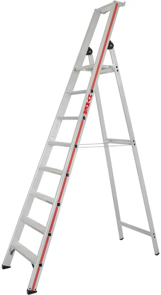 Stufenstehleiter mit Plattform 8026 -  3,85 / 305 / 570 / 9,6