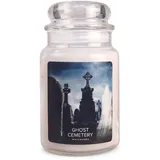 Village Candle Ghost Cemetery Duftkerze im Glas, groß, 680 ml, Weiß