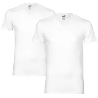 Puma V-Neck Tee weiß S