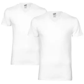 Puma V-Neck Tee weiß S