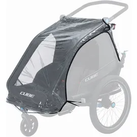 Cube Regenschutz für Kinder Fahrradanhänger Double transparent 2026