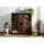 Massivmoebel24 Highboard 142 x 147 x 45 cm Braun