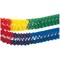 Papstar Großraumgirlande Papier 10 m Ø 25 cm Mehrfarbig