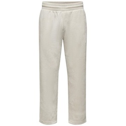 ONLY & SONS Stoffhose 7/8 Cord Hose Relaxed Jogginghose Wide Leg ONSACE 5045 in Beige beige XL