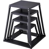 Vevor Plyometrische Sprungbox Schwarz/305/458/609/762 mm