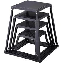 Vevor Plyometrische Sprungbox Schwarz/305/458/609/762 mm
