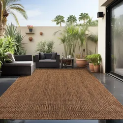 Ayyildiz Teppiche Outdoorteppich »ZAGORA 4511«, rechteckig, 5 mm Höhe, Pflegeleicht / Strapazierfähig / In- und Outdoor geeignet Ayyildiz Teppiche Kupferfarben B: 120 cm   1 St.