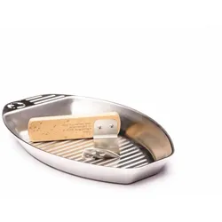 Home & Garden Grillpfännchen Grillpfanne Grillkorb FUEGO für Fisch Gemüse 25x16cm 201880419-HE