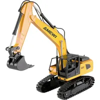 AMEWI RC-Landmaschine Kettenbagger 9Kanal 1:24 RTR gelb-schwarz