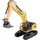 AMEWI RC-Landmaschine Kettenbagger 9Kanal 1:24 RTR gelb-schwarz