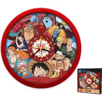 One Piece Wanduhr 25cm Anime Uhr mit Strohhut-Bande