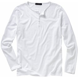 Mey & Edlich Herren Ausdauer-Henley weiss 52 - 52