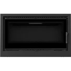 Kratki ARKE 95 Stahl Schwarz/Abdeckplatte Glas