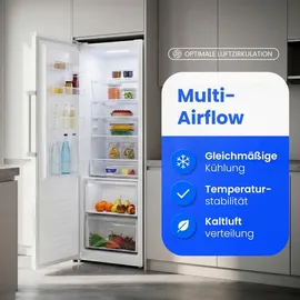 Bomann VS 7372 Vollraumkühlschrank (359 l, 1850 mm hoch, Weiß)