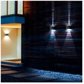 Zafferano Cubetto Wandleuchte LED quadratisch IP54 dimmbar weiß