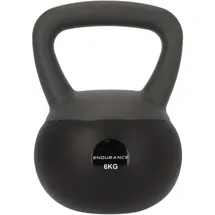Endurance Kettlebell 6 kg grau/schwarz