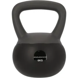 Endurance Kettlebell 6 kg grau/schwarz