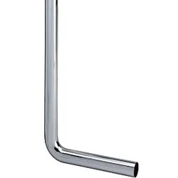 Viega Ablaufrohr 110710 DN 32x220x580mm, 90Grad, Messing verchromt
