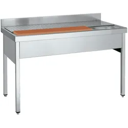 EURAST - Spüle mit rahmen für das waschen von fleisch - 1400x700x850 mm - 208C4107