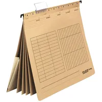 Falken Hängehefter 15038181 A4, Mehrfachheftung braun,